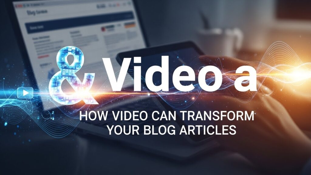 Video&a: How Video Can Transform Your Blog Articles
